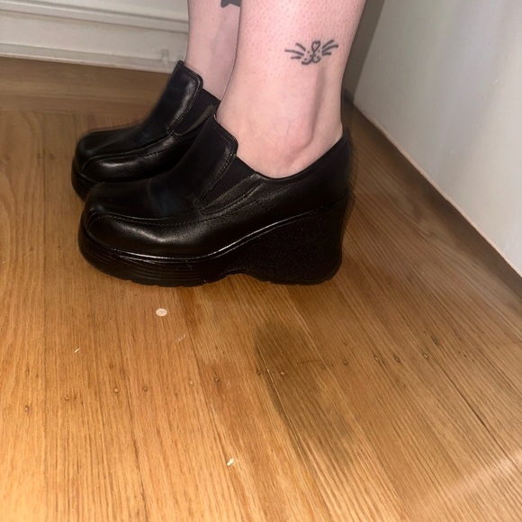 Aldo Shoes - ALDO wedged black heels/booties